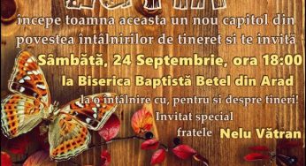 ÃŽntÃ¢lnire de tineret â€žEutihâ€ la Biserica CreÈ™tinÄƒ BaptistÄƒ â€žBetelâ€ Arad