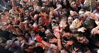 ParadÄƒ Zombi pe strÄƒzile BistriÅ£ei, de Halloween