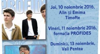 Alin & Emima Timofte, Trupa Profides, Vali Pentea Sava ÅŸi pastorul Rick Henson la Biserica Elim PloieÅŸti