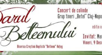 HaÅ£eg: Concert de colinde â€žDarul Betleemuluiâ€, 9 decembrie 2016
